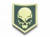 JTG JTG PVC Naszywka SOF Skull